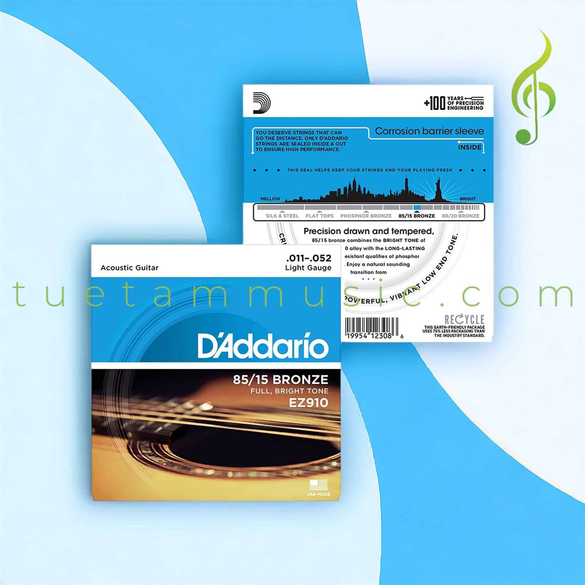 Bộ dây Guitar D'addario EZ910
